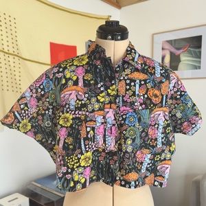 Nooworks Magical Mushrooms Western Shirt - XL